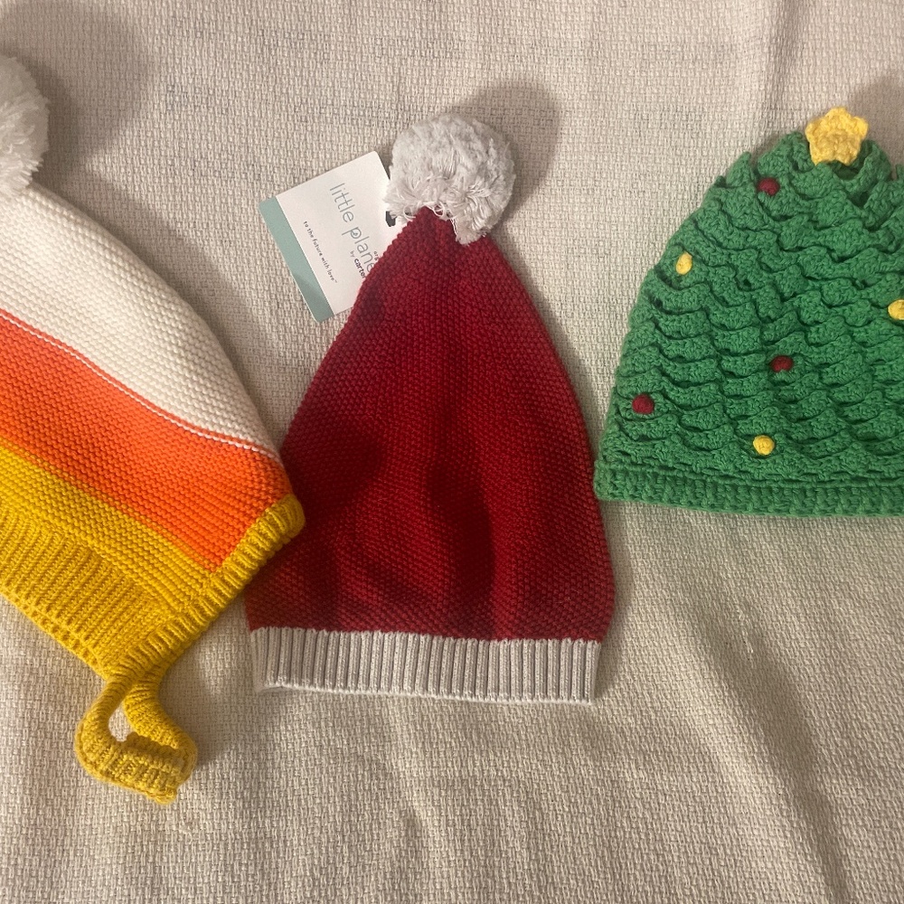 Gymboree little planner and target holiday hats